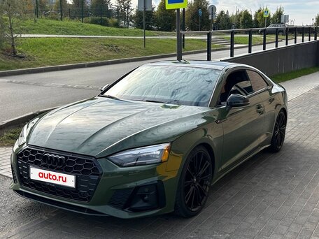 2020 Audi A5 45 TFSI II (F5) Рестайлинг, зелёный, 3350000 рублей, вид 1