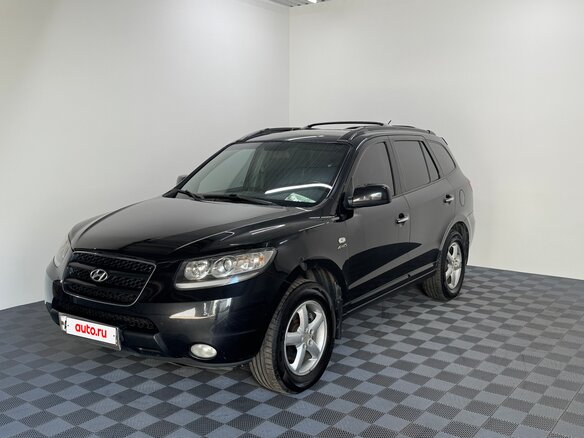 2006 Hyundai Santa Fe II, чёрный, 830000 рублей