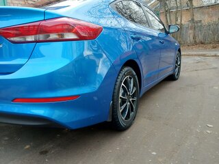 2017 Hyundai Elantra VI (AD), синий, 1020000 рублей, вид 4