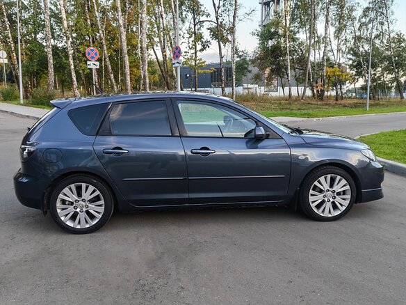 2008 Mazda 3 I (BK) Рестайлинг, серый, 780000 рублей - вид 9