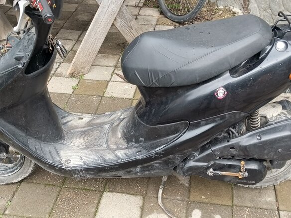 1999 Honda Dio, чёрный, 22000 рублей - вид 2