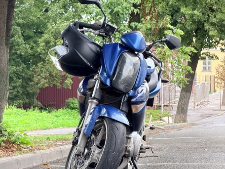 2007 Kawasaki ER-6N, синий, 280000 рублей, вид 3