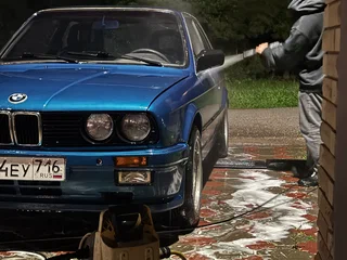 1986 BMW 3 серии 316 II (E30), синий, 420000 рублей, вид 1