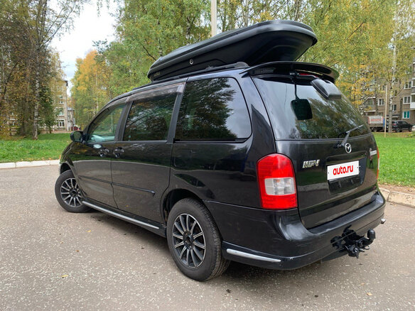 2001 Mazda MPV II (LW), чёрный, 475000 рублей - вид 4