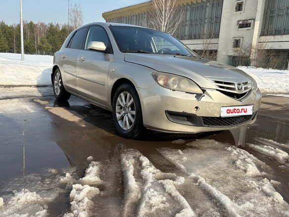 2007 Mazda 3 I (BK) Рестайлинг, серый, 550000 рублей - вид 2