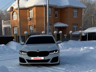 2021 BMW 5 серии 540i xDrive VII (G30/G31/G38) Рестайлинг, белый, 5600000 рублей, вид 2
