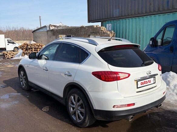 2008 Infiniti EX EX35 5-speed I (J50), белый, 950000 рублей - вид 3