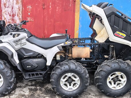 2014 BRP Can-Am Outlander 6x6 XU+ 650 T, серый, 1500000 рублей, вид 5