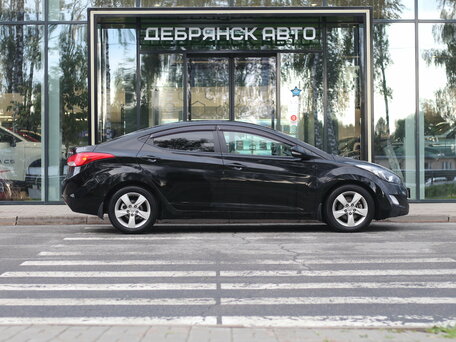 2013 Hyundai Elantra V (MD) Рестайлинг, чёрный, 1210000 рублей, вид 4
