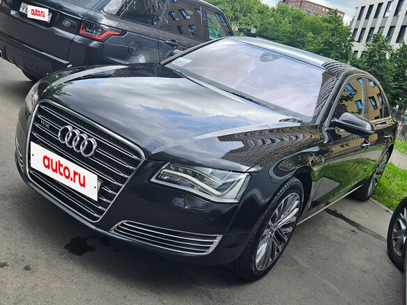 2012 Audi A8 III (D4), чёрный, 1750000 рублей - вид 1
