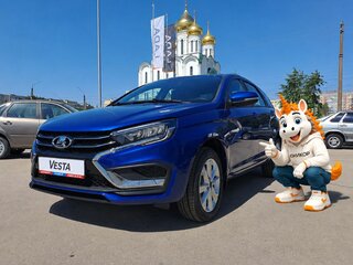 2025 Lada (ВАЗ) Vesta SW I Рестайлинг (NG), синий, 1965900 рублей, вид 1
