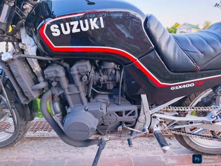 1989 Suzuki GSX 400F Katana, чёрный, 160000 рублей, вид 4