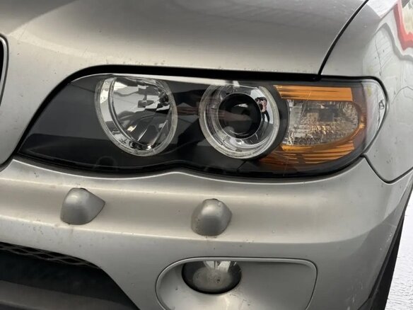 2004 BMW X5 3.0i I (E53) Рестайлинг, серебристый, 1400000 рублей - вид 7