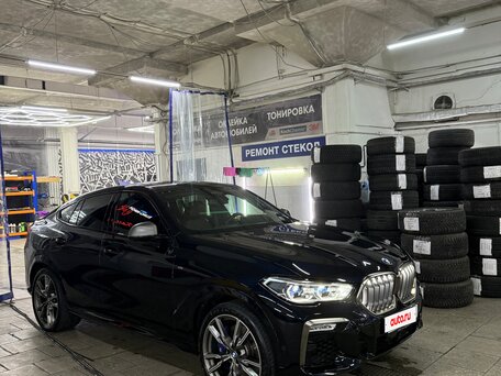2019 BMW X6 M50i III (G06), синий, 7650000 рублей, вид 2