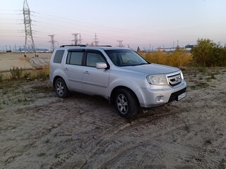 2008 Honda Pilot II, серебристый, 1400000 рублей, вид 2