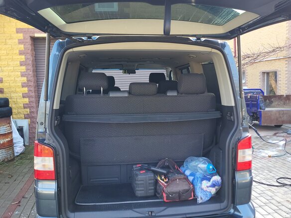 2007 Volkswagen Multivan T5, серый, 1795000 рублей - вид 7