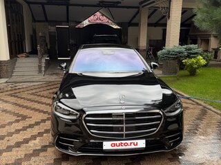 2021 Mercedes-Benz S-Класс 450 Long 4MATIC VII (W223), чёрный, 12100000 рублей, вид 2