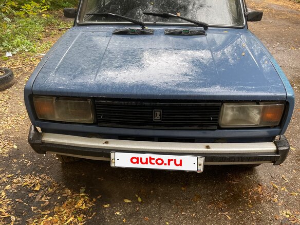 1990 Lada (ВАЗ) 2105, синий - вид 2