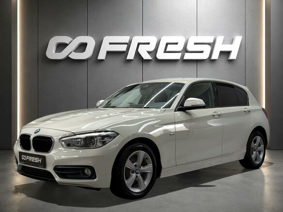 2015 BMW 1 серии 118i II (F20/F21) Рестайлинг, белый, 1390000 рублей