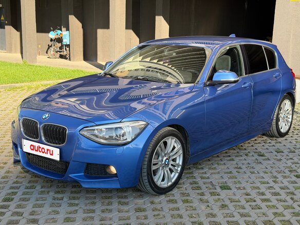 2012 BMW 1 серии 116i II (F20/F21), синий - вид 1
