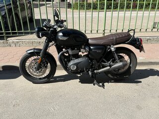 2018 Triumph Bonneville T120, чёрный, 870000 рублей, вид 2