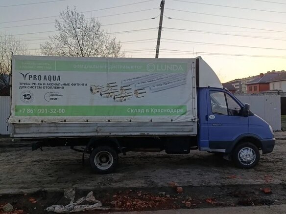 2009 ГАЗ ГАЗель (3302), синий, 700000 рублей - вид 3