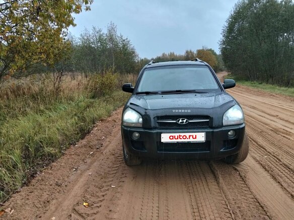 2007 Hyundai Tucson I, зелёный, 890000 рублей - вид 1
