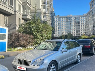 2002 Mercedes-Benz C-Класс 180 II (W203), серебристый, 490000 рублей, вид 1