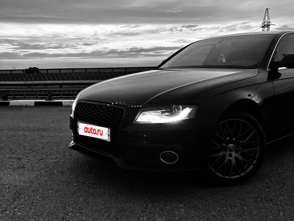 2010 Audi A4 IV (B8), чёрный, 1100000 рублей - вид 1