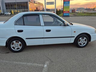 2011 Hyundai Accent ТагАЗ II, белый, 395000 рублей, вид 4