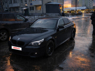 2008 BMW 5 серии 520i V (E60/E61) Рестайлинг, чёрный, 1100000 рублей, вид 1
