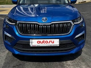2024 Skoda Kodiaq I Рестайлинг, синий, 4000000 рублей, вид 4