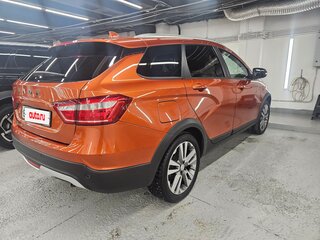 2019 Lada (ВАЗ) Vesta SW I, оранжевый, 1190000 рублей, вид 4