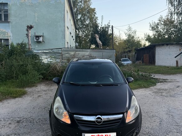 2008 Opel Corsa D, чёрный