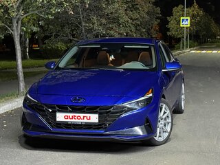2021 Hyundai Elantra VII (CN7), синий, 1777000 рублей, вид 1