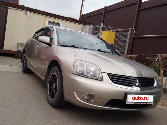 2007 Mitsubishi Galant IX Рестайлинг, бежевый, 590000 рублей - вид 9