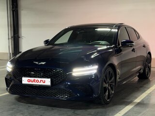 2021 Genesis G70 I Рестайлинг, синий, 3580000 рублей, вид 2