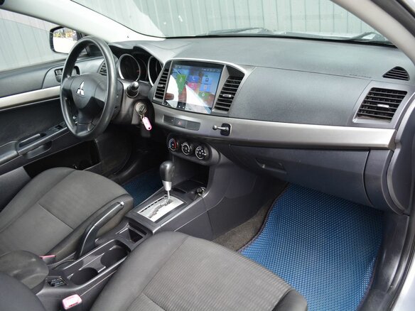 2012 Mitsubishi Lancer X Рестайлинг, серебристый, 619888 рублей - вид 12
