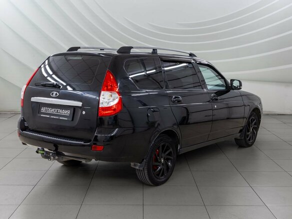 2009 Lada (ВАЗ) Priora I, чёрный, 373000 рублей - вид 6