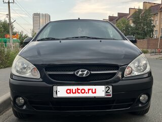 2007 Hyundai Getz I Рестайлинг, чёрный, 450000 рублей, вид 3
