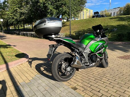 2019 Kawasaki Ninja 1000 SX, зелёный, 1050000 рублей, вид 4