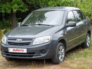 2013 Lada (ВАЗ) Granta I, серебристый, 460000 рублей, вид 2