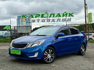 2013 Kia Rio 5-speed III, синий, 732000 рублей, вид 2