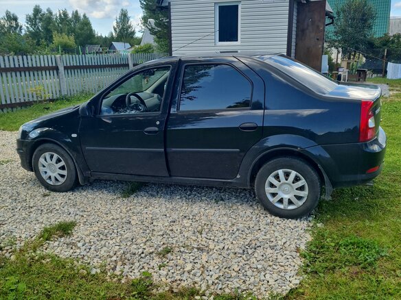 2012 Renault Logan I Рестайлинг, чёрный, 590000 рублей - вид 5