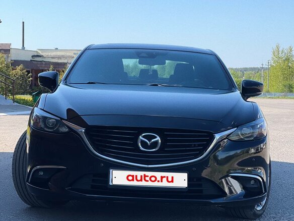 2018 Mazda 6 III (GJ) Рестайлинг, чёрный, 2500000 рублей