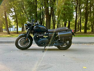 2018 Triumph Bonneville T120, чёрный, 1100000 рублей, вид 1