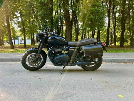 2018 Triumph Bonneville T120, чёрный, 1100000 рублей, вид 1
