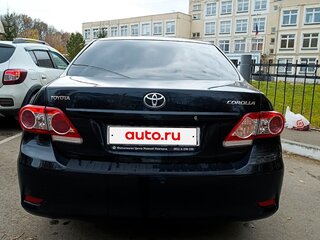 2012 Toyota Corolla X (E140, E150) Рестайлинг, чёрный, 990000 рублей, вид 3