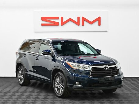 2014 Toyota Highlander III (XU50), синий, 2335000 рублей, вид 1