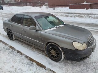 2003 Hyundai Sonata IV (EF) Рестайлинг, серый, 350000 рублей, вид 1